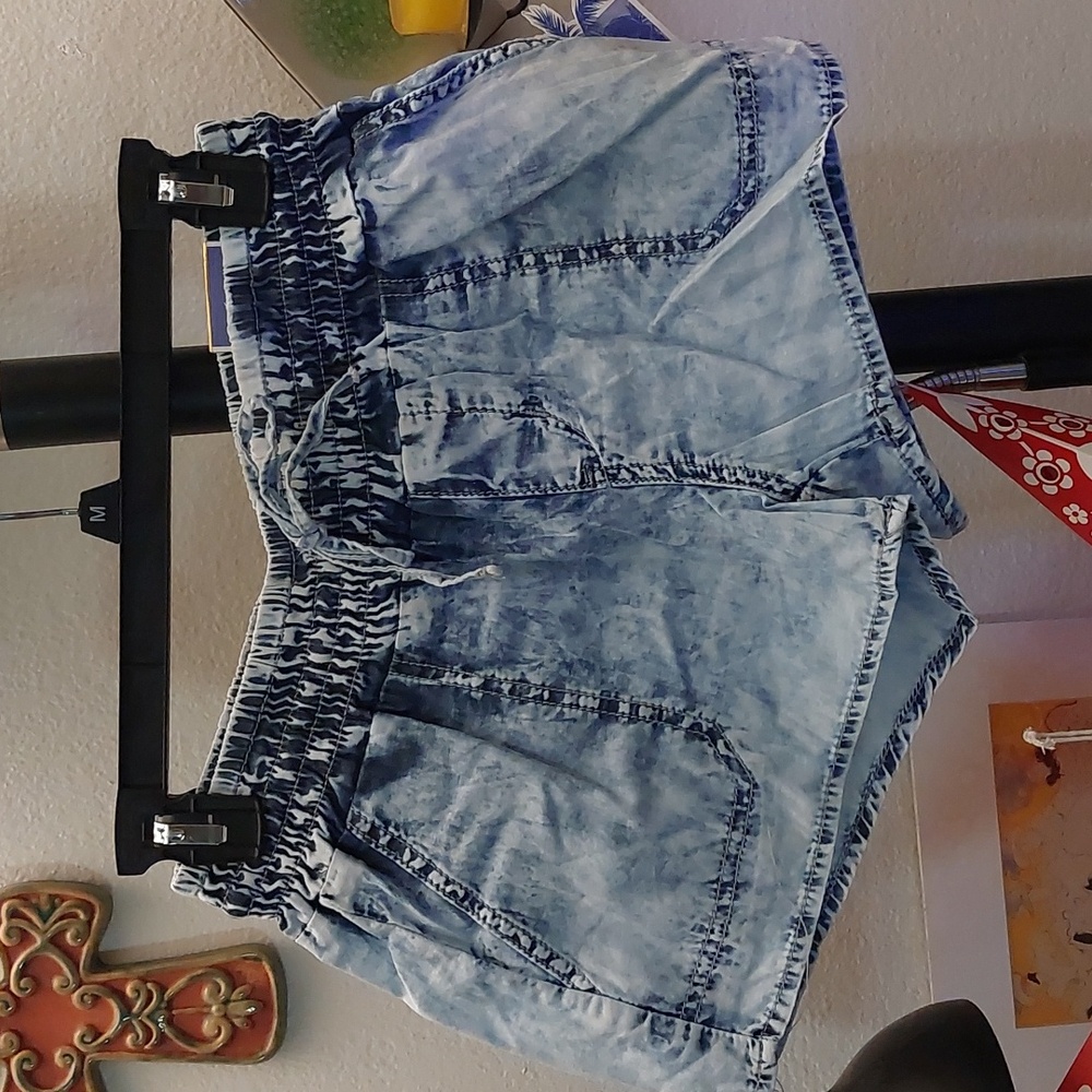 YMI acid washed loose jean shorts